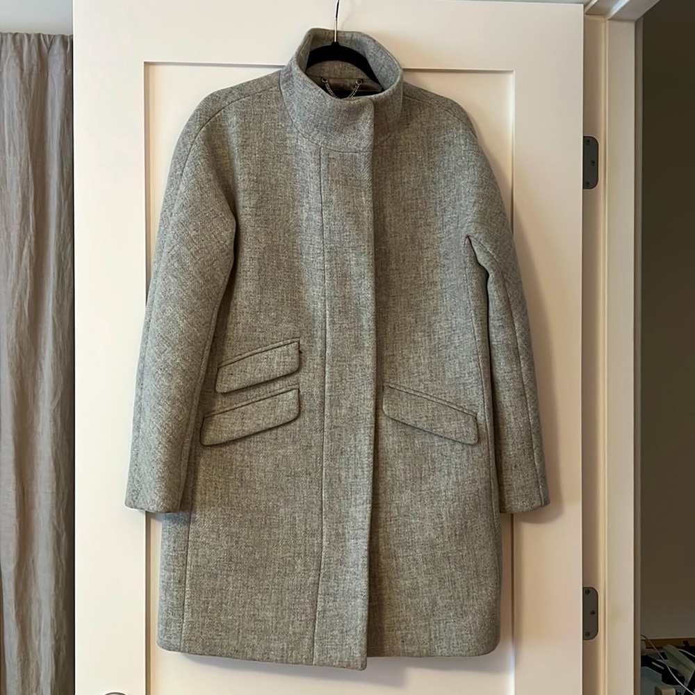 Gorgeous Italian wool J Crew peacoat